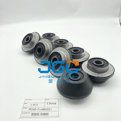 Excavadora PC60-7 Motor Diesel Support Cushion Para 4D102 Motor Cushion