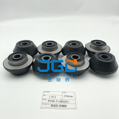Excavadora PC60-7 Motor Diesel Support Cushion Para 4D102 Motor Cushion