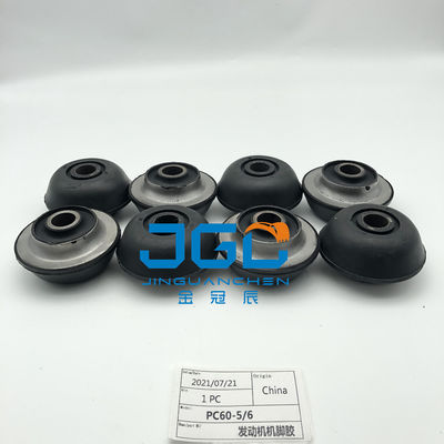 Excavadora PC60-5-6 Motor Diesel Support Cushion Para Motor Cushion