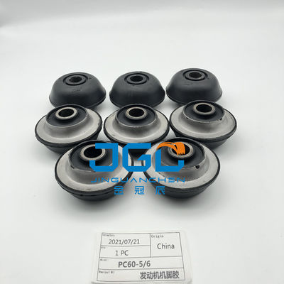 Excavadora PC60-5-6 Motor Diesel Support Cushion Para Motor Cushion