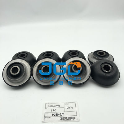 Excavadora PC60-5-6 Motor Diesel Support Cushion Para Motor Cushion