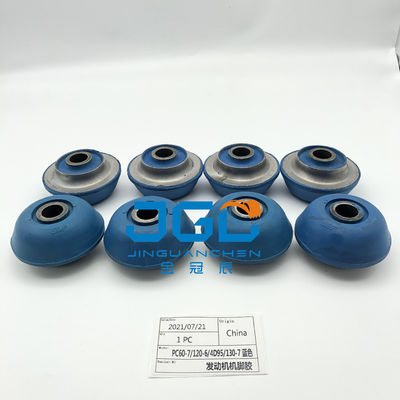 Montadores múltiplos de borracha de alta qualidade Peças do motor da escavadeira almofada do motor para PC60-7 PC120-6 4D95 PC130-7