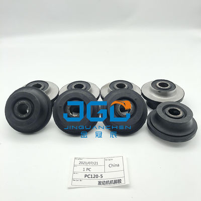 Fornecimento de múltiplos suportes de borracha para motores, peças de escavadeiras, almofadas para motores para PC120-5