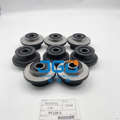 Fornecimento de múltiplos suportes de borracha para motores, peças de escavadeiras, almofadas para motores para PC120-5