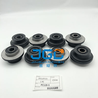 Fornecimento de múltiplos suportes de borracha para motores, peças de escavadeiras, almofadas para motores para PC120-5