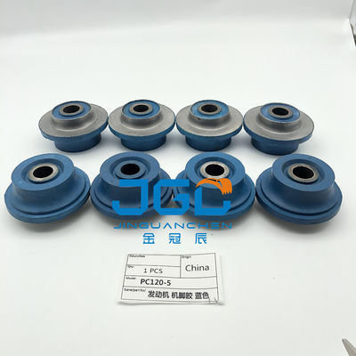 Fornecimento de múltiplos suportes de borracha para motores, peças de escavadeiras, almofadas para motores para PC120-5