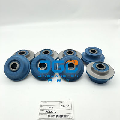 Fornecimento de múltiplos suportes de borracha para motores, peças de escavadeiras, almofadas para motores para PC120-5