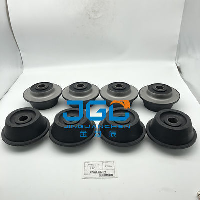 Fornecer vários tipos/tamanhos de suportes de borracha flexíveis para motores, partes de escavadeiras, almofadas para motores para PC400-5-6-7-8