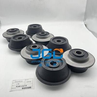 Fornecer vários tipos/tamanhos de suportes de borracha flexíveis para motores, partes de escavadeiras, almofadas para motores para PC400-5-6-7-8
