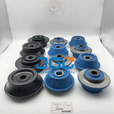 Múltiplos suportes de borracha de motor Peças de escavadeira almofada de motor Para PC600 650