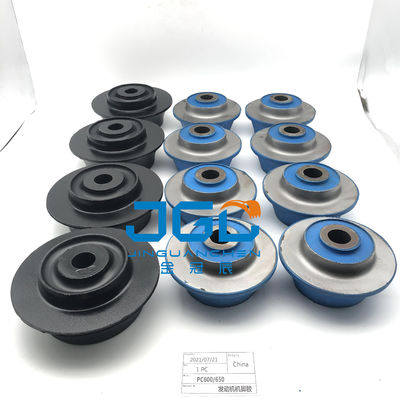 Múltiplos suportes de borracha de motor Peças de escavadeira almofada de motor Para PC600 650