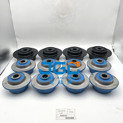 Múltiplos suportes de borracha de motor Peças de escavadeira almofada de motor Para PC600 650