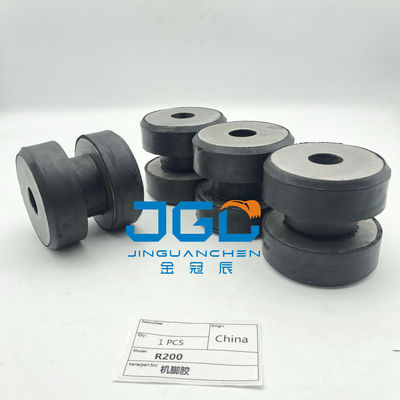 Vendas quentes Peças de motor de escavadeira de alta qualidade R200 Motor Mount Borracha para Motor de montagem Frente