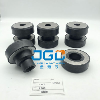 Vendas quentes Peças de motor de escavadeira de alta qualidade R200 Motor Mount Borracha para Motor de montagem Frente