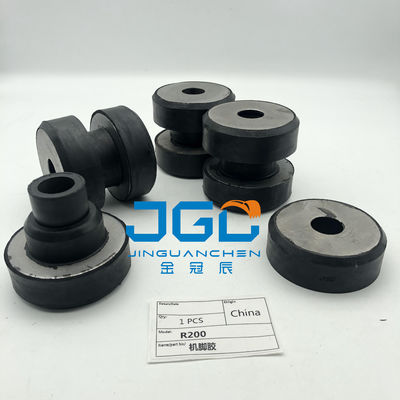 Vendas quentes Peças de motor de escavadeira de alta qualidade R200 Motor Mount Borracha para Motor de montagem Frente