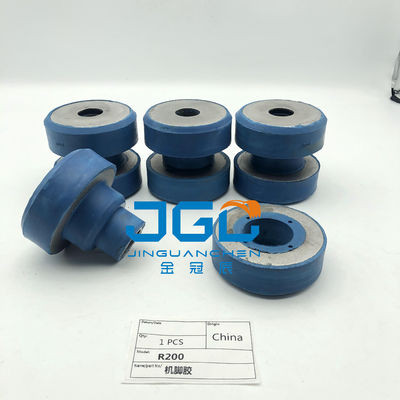 Vendas quentes Peças de motor de escavadeira de alta qualidade R200 Motor Mount Borracha para Motor de montagem Frente