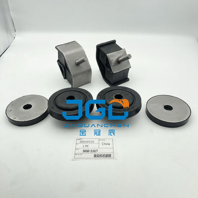 Venda a retalho Peças de máquinas de escavadeira Após-venda China Fabrica de borracha Fábrica de apoio SK60-5/6/7 Instalação de almofada do motor