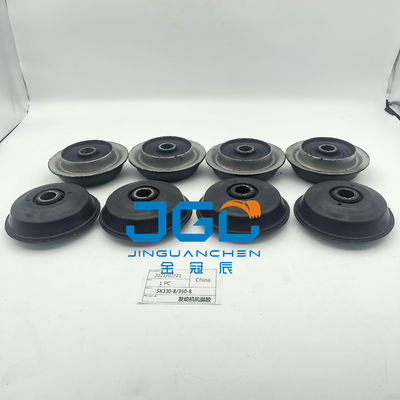 Motor de escavadeira SK 330-8 350-8 Moção de almofada de borracha 6D102 Moção de motor de borracha