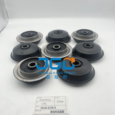 Motor de escavadeira SK 330-8 350-8 Moção de almofada de borracha 6D102 Moção de motor de borracha