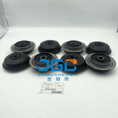 Motor de escavadeira SK 330-8 350-8 Moção de almofada de borracha 6D102 Moção de motor de borracha