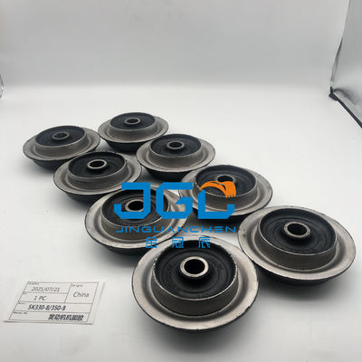 Motor de escavadeira SK 330-8 350-8 Moção de almofada de borracha 6D102 Moção de motor de borracha