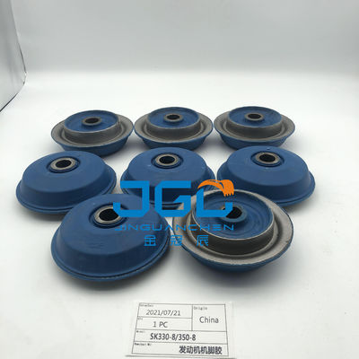Motor de escavadeira SK 330-8 350-8 Moção de almofada de borracha 6D102 Moção de motor de borracha