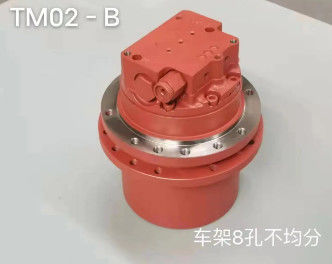 Motor de viagem TM02 GM02 Final Drive Assy Redutor de velocidade de engrenagem planetária Motor Redutor de caixa de engrenagens para caixa de escavadeira