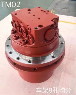 Motor de viagem TM02 GM02 Final Drive Assy Redutor de velocidade de engrenagem planetária Motor Redutor de caixa de engrenagens para caixa de escavadeira