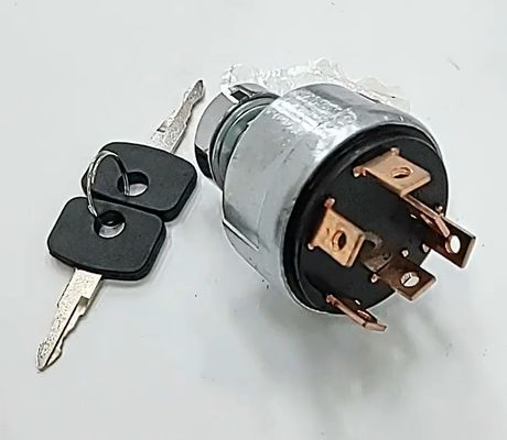 9G-7641 4 Comutador de ignição de fio Peças sobressalentes de escavadeira 4 linhas Comutador de ignição de início com chave