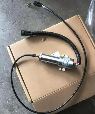 24v Paragem hidráulica Solenoide original 11N6-66090-24 Paragem do combustível da escavadeira Partes do motor solenoide