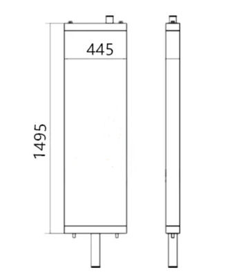 OEM Qualidade PC2000 PC2000-8 Radiador de escavadeira 21T-03-31711
