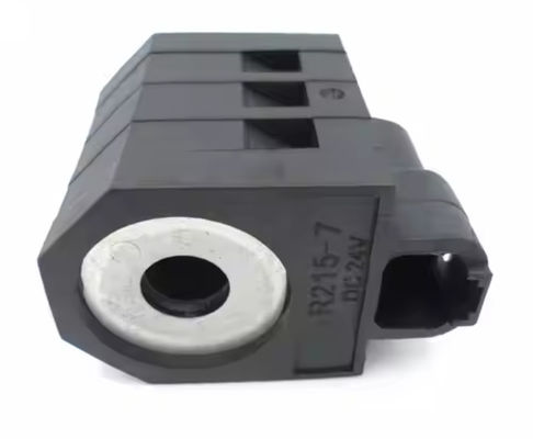 YU'AN 24V bobina de válvula solenoide de escavadeira XKBL-00004 Para R210LC-7 R215LC-7