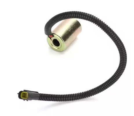 DH60-5 DH60-7 Excavadora bobina de válvula solenoide 12V 52,6mm 14mm válvula