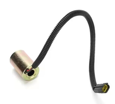 DH60-5 DH60-7 Excavadora bobina de válvula solenoide 12V 52,6mm 14mm válvula