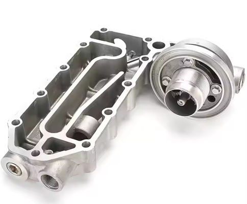 PC300-7 Excavadora Peças para motores a diesel 6D114 Filtro de óleo lubrificante cabeça de filtro de óleo resfriador do assento cobertura do radiador 3934159