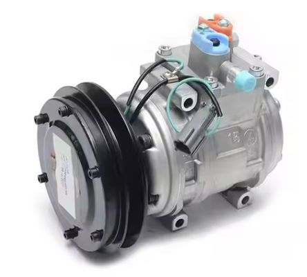 PC200-6 Compressor de ar condicionado para escavadeira 20Y-979-D380 10PA15C R134A Compressor AC de 24 V