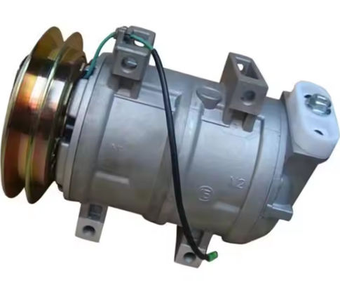 Compressor de ar condicionado 506211-6571 Para escavadeira EX200LC-5 EX200-5 DKS15CH Motor 24V