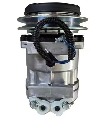 Compressor de ar condicionado YX91V00002F2 Para escavadeira SK135SR SK200SR SD7H13 Motor 24V