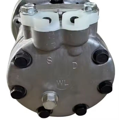Compressor de ar condicionado YX91V00002F2 Para escavadeira SK135SR SK200SR SD7H13 Motor 24V