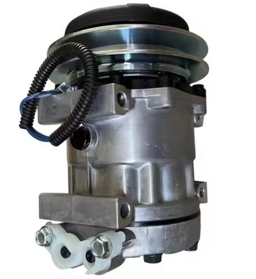 Compressor de ar condicionado YX91V00002F2 Para escavadeira SK135SR SK200SR SD7H13 Motor 24V