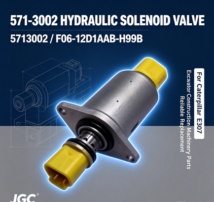 Para 571-3002 5713002 Escavadeira E307 Válvula Solenoide Hidráulica F06-12D1AAB-H99B