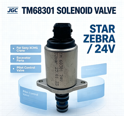STAR ZEBRA TM68301 Peças de escavadeira Nova válvula de solenoide proporcional Thomas Pilot para guindaste Sany XCMG 24V para indústrias de varejo