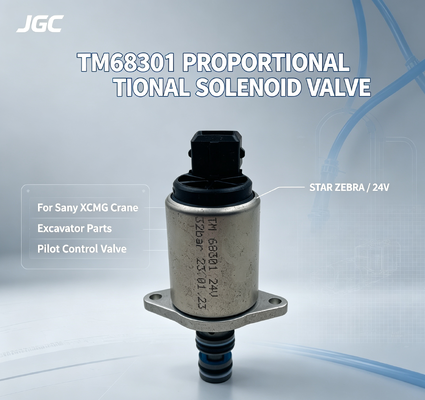 STAR ZEBRA TM68301 Peças de escavadeira Nova válvula de solenoide proporcional Thomas Pilot para guindaste Sany XCMG 24V para indústrias de varejo