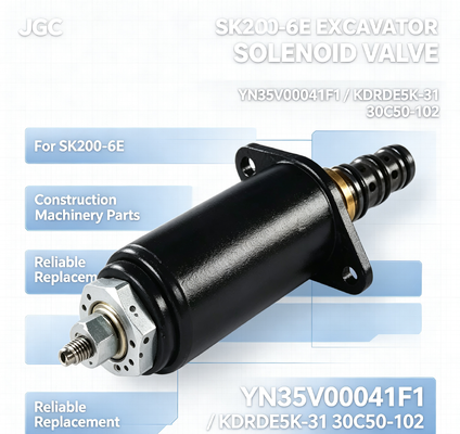 Válvula Solenoide de Escavadeira SK200-6E YN35V00041F1 KDRDE5K-31 30C50-102