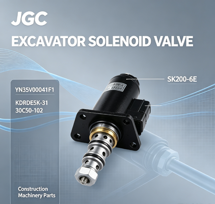 Válvula Solenoide de Escavadeira SK200-6E YN35V00041F1 KDRDE5K-31 30C50-102