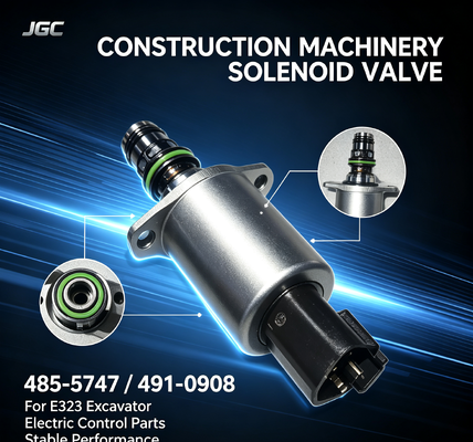 Peças de Escavadeira Belparts Peças Elétricas Válvula Solenoide E323 485-5747 491-0908