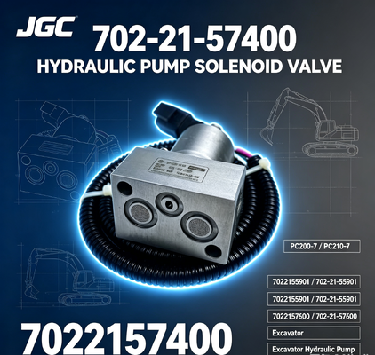 Válvula Solenoide de Bomba Hidráulica PC200-7 PC210-7 7022155901 7022157600 702-21-55901 702-21-57600 7022157400