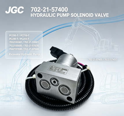 Válvula Solenoide de Bomba Hidráulica PC200-7 PC210-7 7022155901 7022157600 702-21-55901 702-21-57600 7022157400