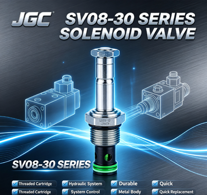 Válvula Solenoide Hidráulica de Cartucho Roscado Série SV08-30