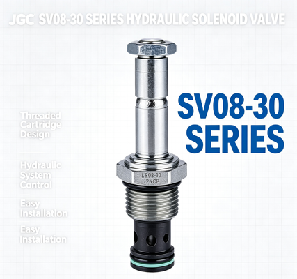 Válvula Solenoide Hidráulica de Cartucho Roscado Série SV08-30